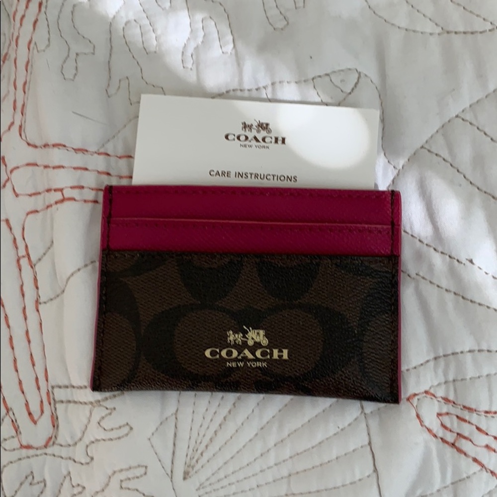 Coach card case